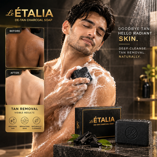 De Tan Charcoal Soap